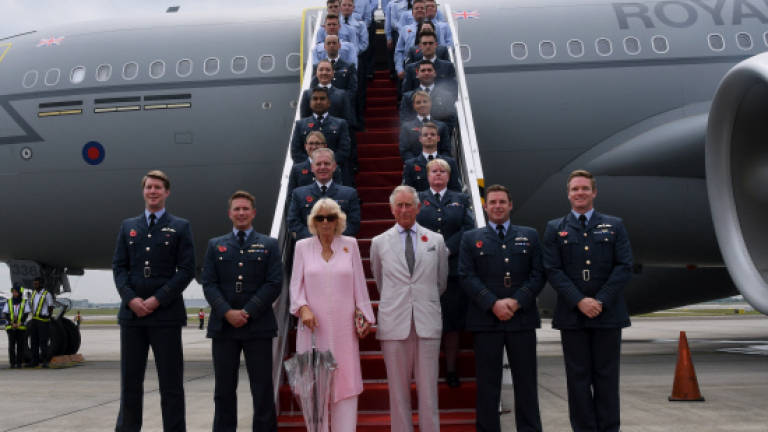 Prince Charles, Camilla depart for Kuching