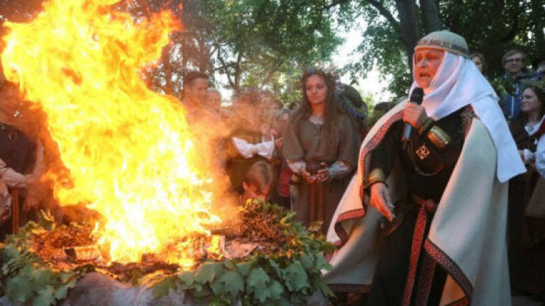 Lithuanians seek identity in their pagan roots