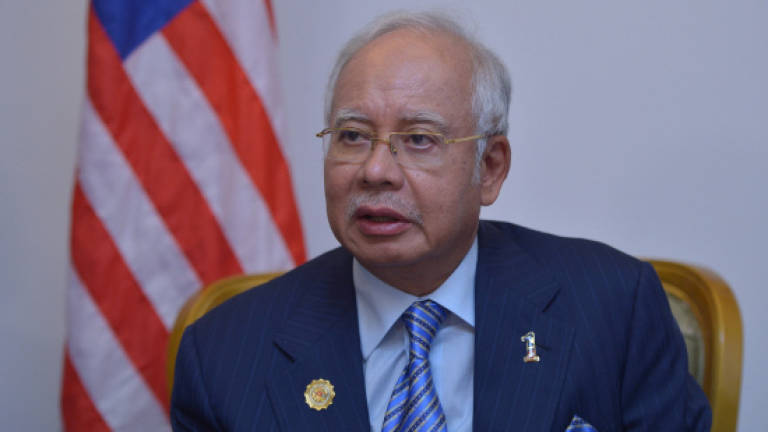 Najib: Past leader prepared to resort to agitation to topple government