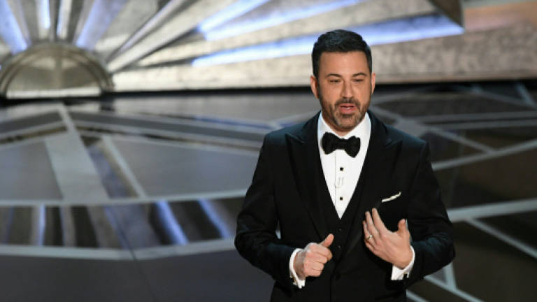 Jimmy Kimmel kicks off Oscars gala with Weinstein barbs