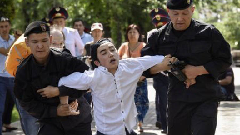 Kazakhstan detains dozens gathering for opposition rally