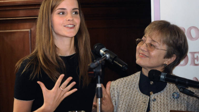 Emma Watson calls for more women in politics in Uruguay