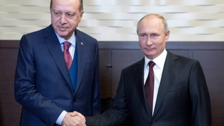 Putin and Erdogan agree on need to boost efforts for Syria peace