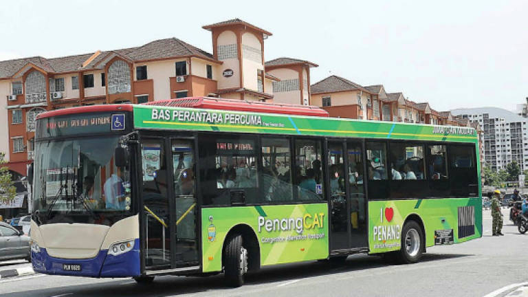 Penang gov't launches free bus service along 12 routes