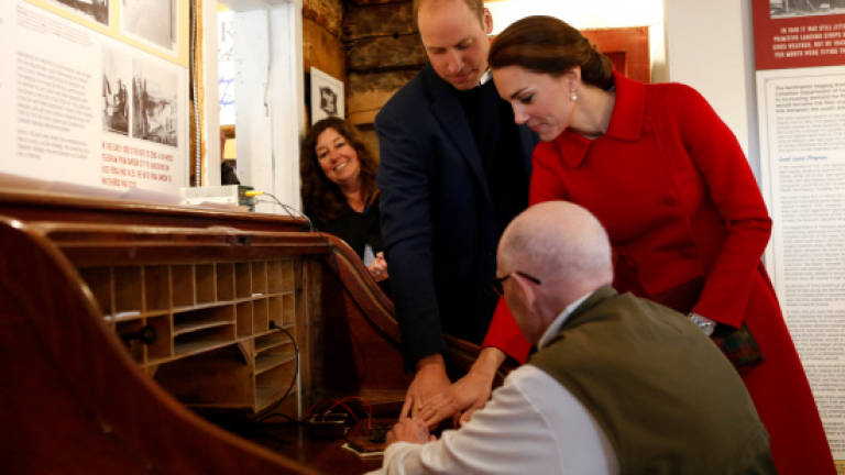 William and Kate dust off old Yukon telegraph to send tweet