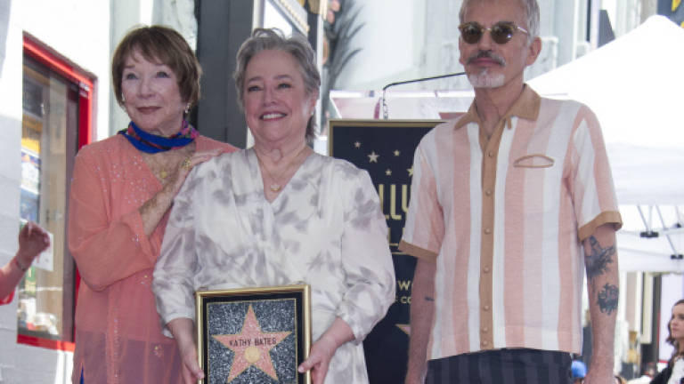 'Misery' actress Kathy Bates gets Walk of Fame star