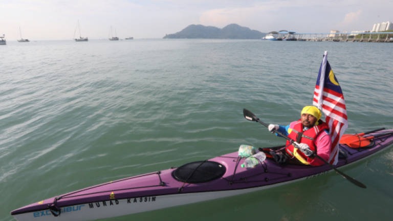 Kayaker to go around Penang Island on three-day solo journey Kayaker to go around Penang Island on three-day solo journey
