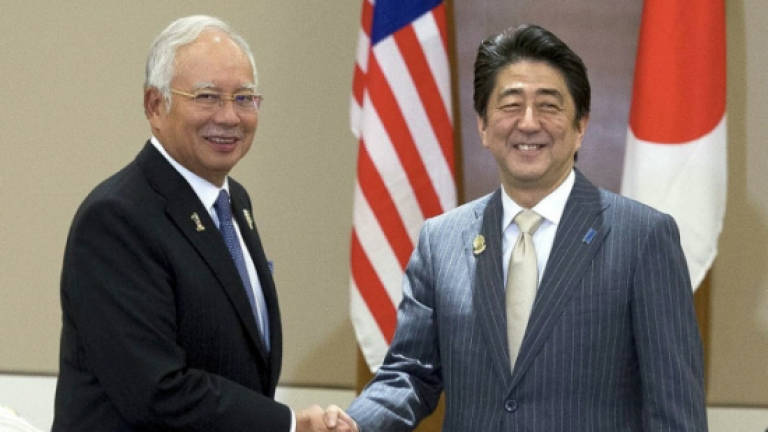 Najib arrives in Tokyo for working visit