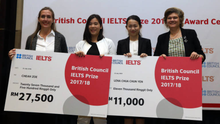 Four receive cash awards from British Council