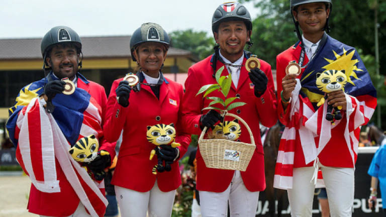 Malaysia continue domination in equestrian