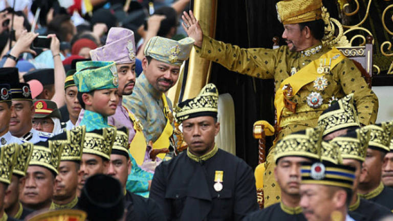 Sultan of bling: Brunei monarch marks golden jubilee in style