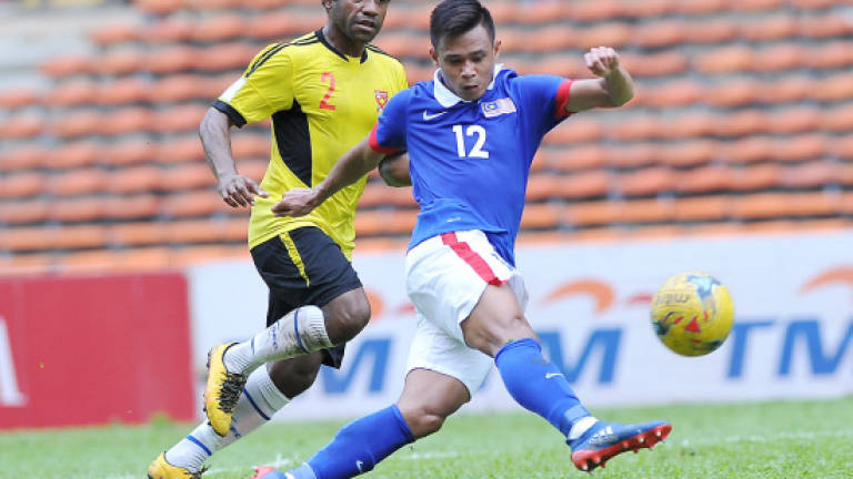 Malaysia come from behind to edge Papua New Guinea 2-1