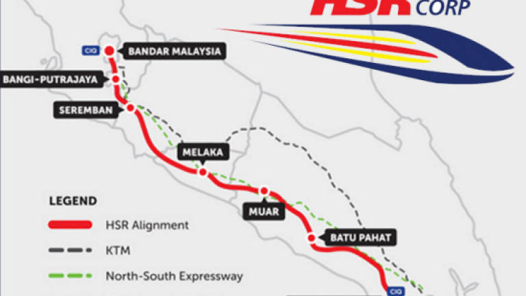 Info on HSR on display for public at six locations in N. Sembilan