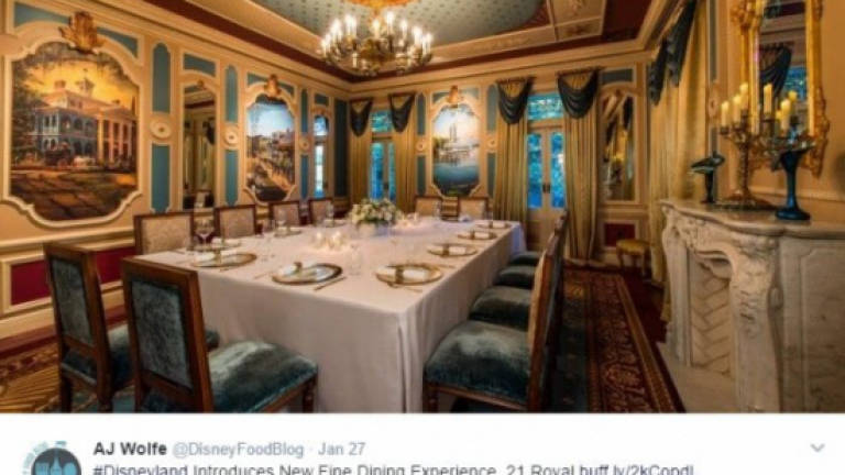 Take a look at Disneyland's newest US$15,000 dining experience: 21 Royal