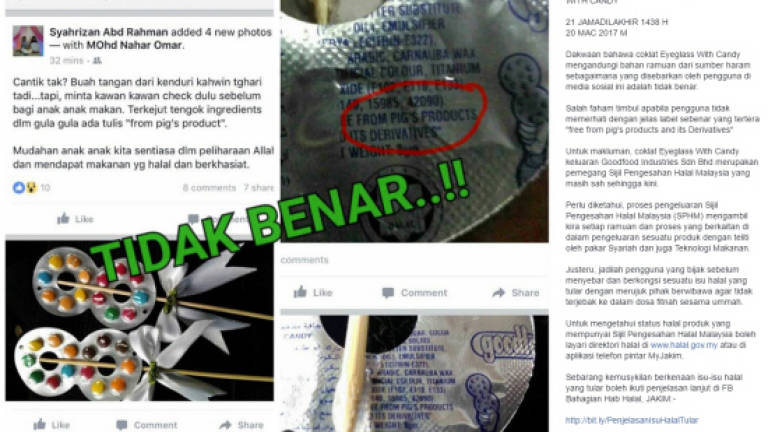 Jakim debunks viral post on non-halal chocolate