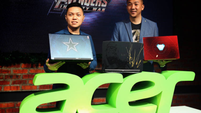 Three Avengers-themed laptops from Acer