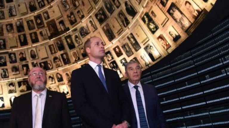 Britain's Prince William visits Israel Holocaust memorial