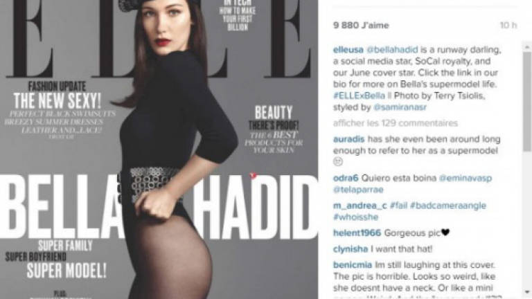 Bella Hadid graces cover for Elle magazine