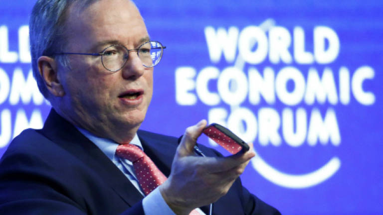 Internet will 'disappear', Google boss tells Davos