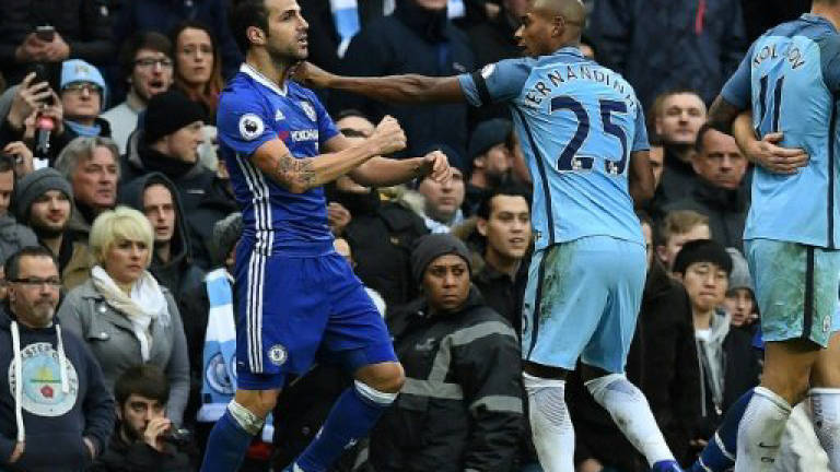 Chelsea, Man City fined over melee