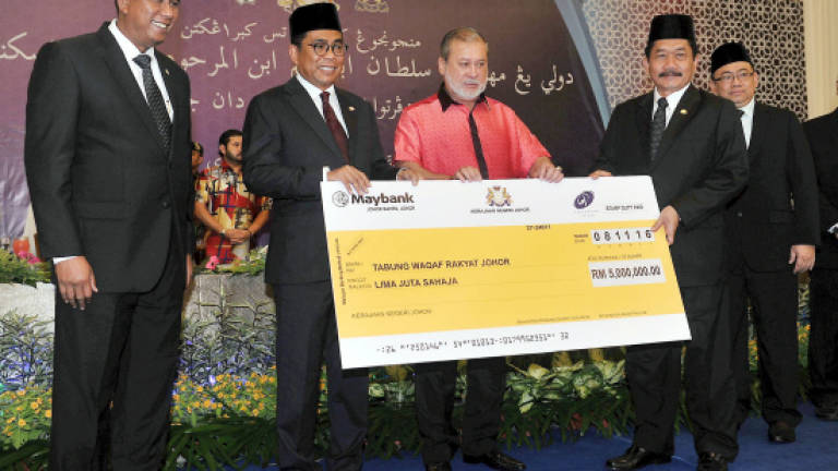 Johor people's waqaf fund launched