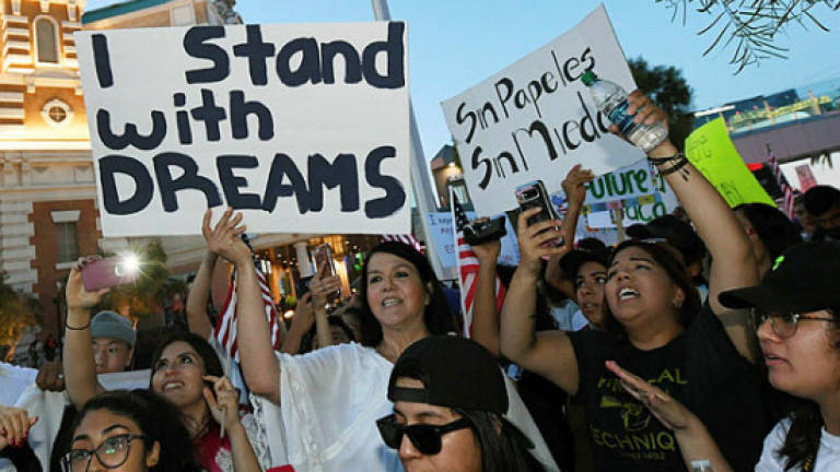 LA protestors voice support for 'Dreamer' immigrants