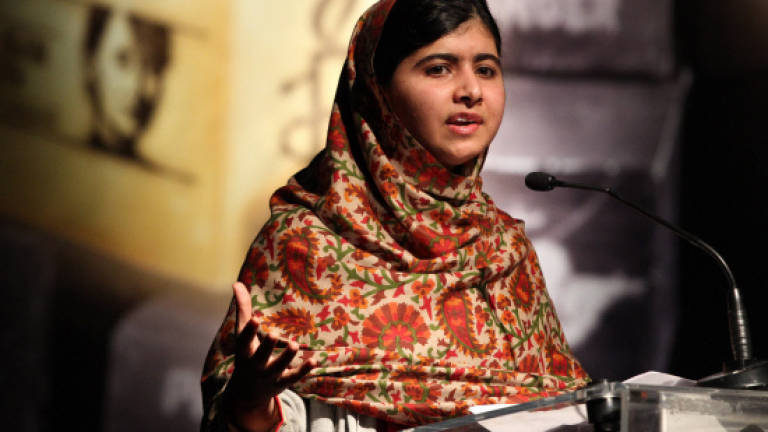 Malala's portrait up for auction in New York