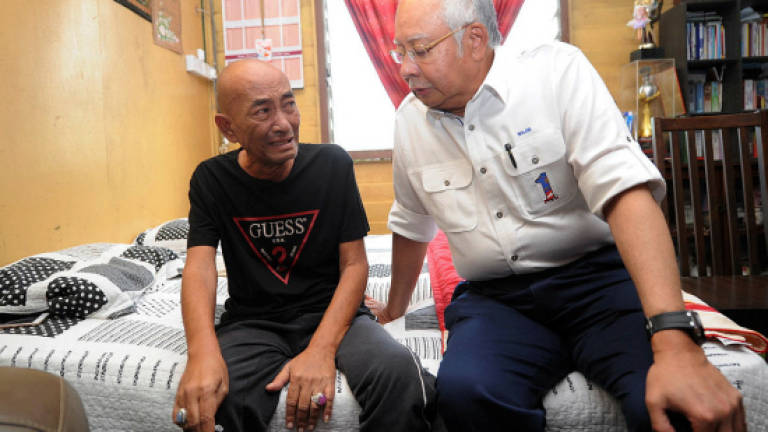 Dream of being visited by PM Najib comes true