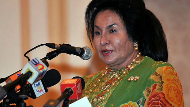 Rosmah breaks her silence following police raids