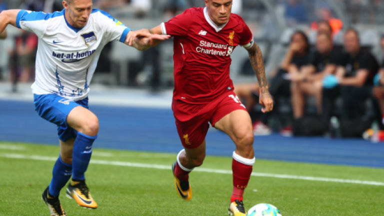 Liverpool down Hertha as Coutinho gets captain's armband