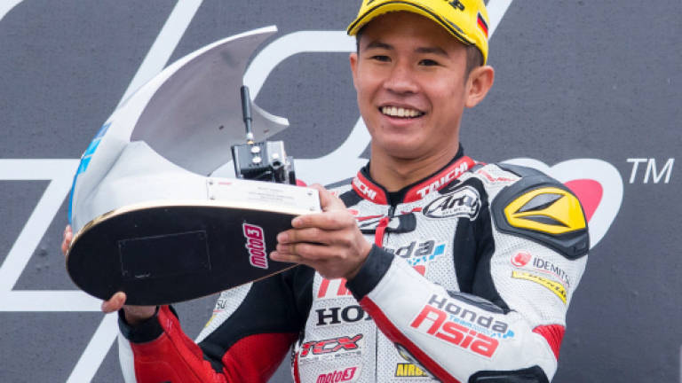 Najib congratulates Moto3 champion Khairul Idham