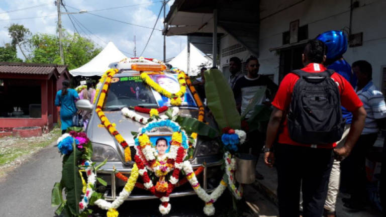 Tears flow freely at Vasanthapiriya's funeral