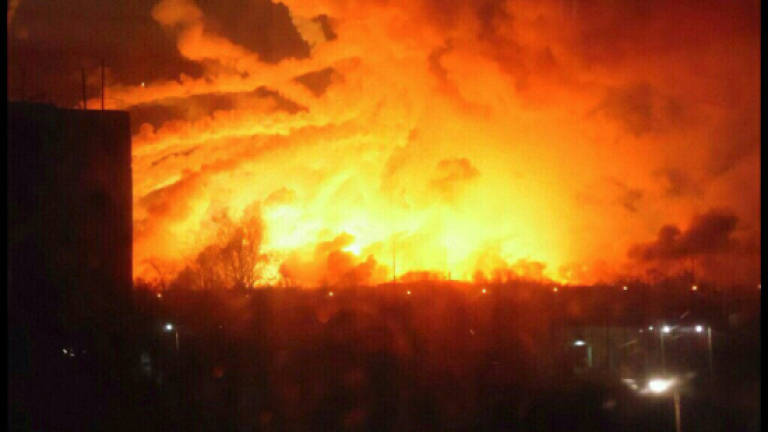 Arms depot explodes in Ukraine, Kiev blames 'sabotage'