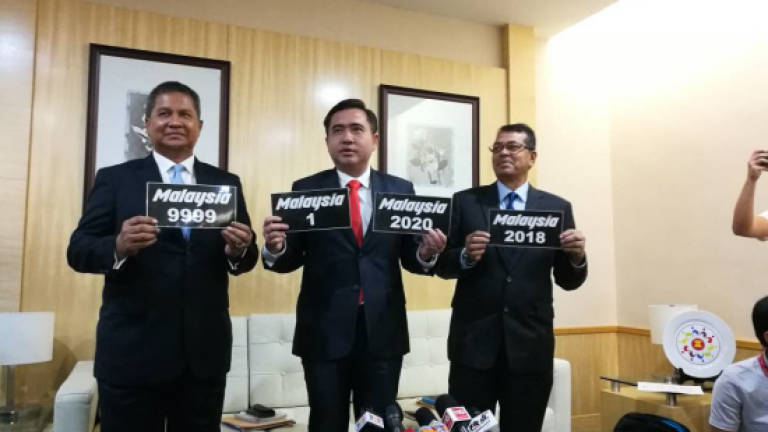 10,000 registration plates bearing 'Malaysia' open for bidding