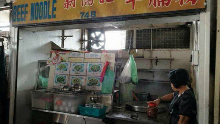 Beef noodle stall in Seremban market untouched by fire
