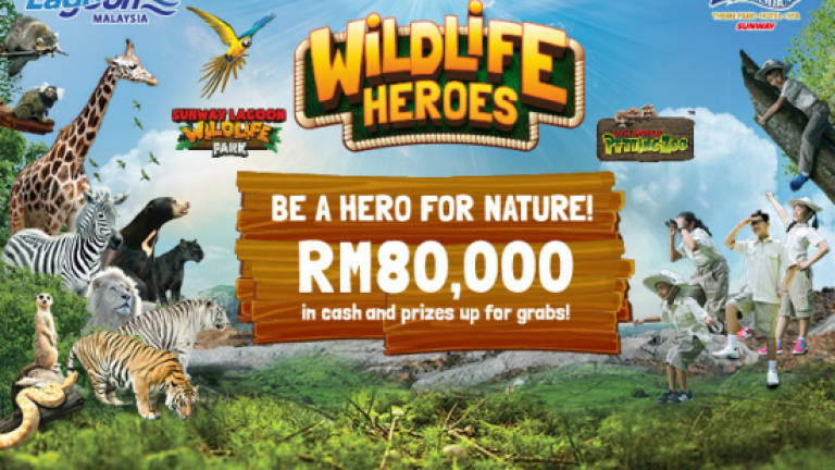 Answer the call of the wild with Sunway Theme Park's Wildlife Heroes