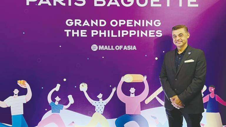 Quays at the grand opening of Paris Baguette in Metro Manila, the Philippines.