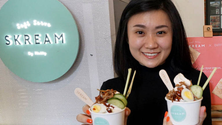 Malaysian graduate from Middlesex University, London creates nasi lemak ice-cream