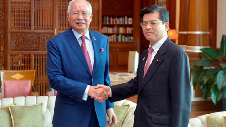 Japan's transport minister calls on Najib