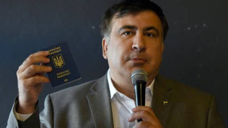 Saakashvili says determined to return to Ukraine Sunday