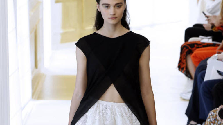 Haute Couture is black and white for Dior