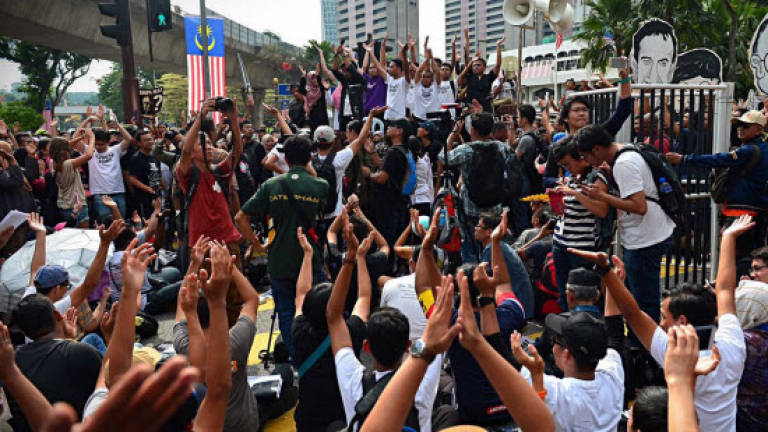 #TangkapMO1 rally ends peacefully, no untoward incidents