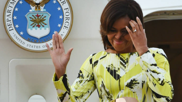 US first lady arrives in Japan for first time