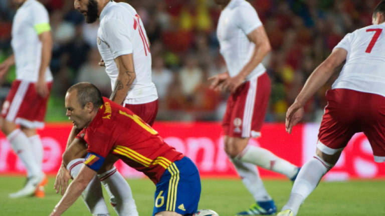 Spain slump to shock Georgia defeat ahead of Euros
