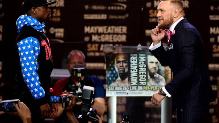 Expletives, excitement as Mayweather, McGregor face-off