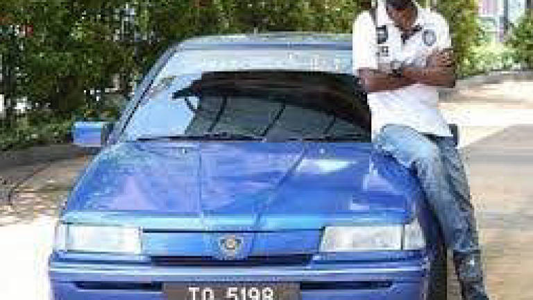 Help me get my car back: Footballer Thanabalan Help me get my car back: Footballer Thanabalan