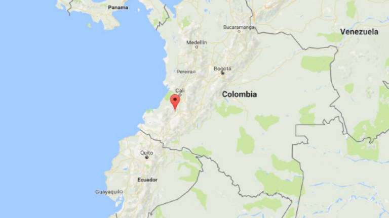 Colombia landslide kills nine