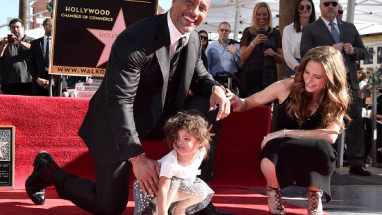 Dwayne 'The Rock' Johnson honoured with Hollywood star