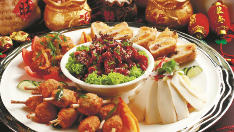 Specially-crafted Chinese New Year menu