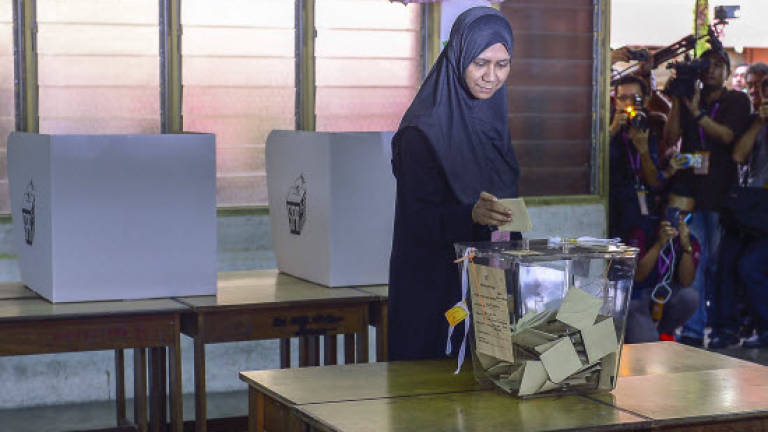 BN candidate for Kuala Kangsar by-election votes